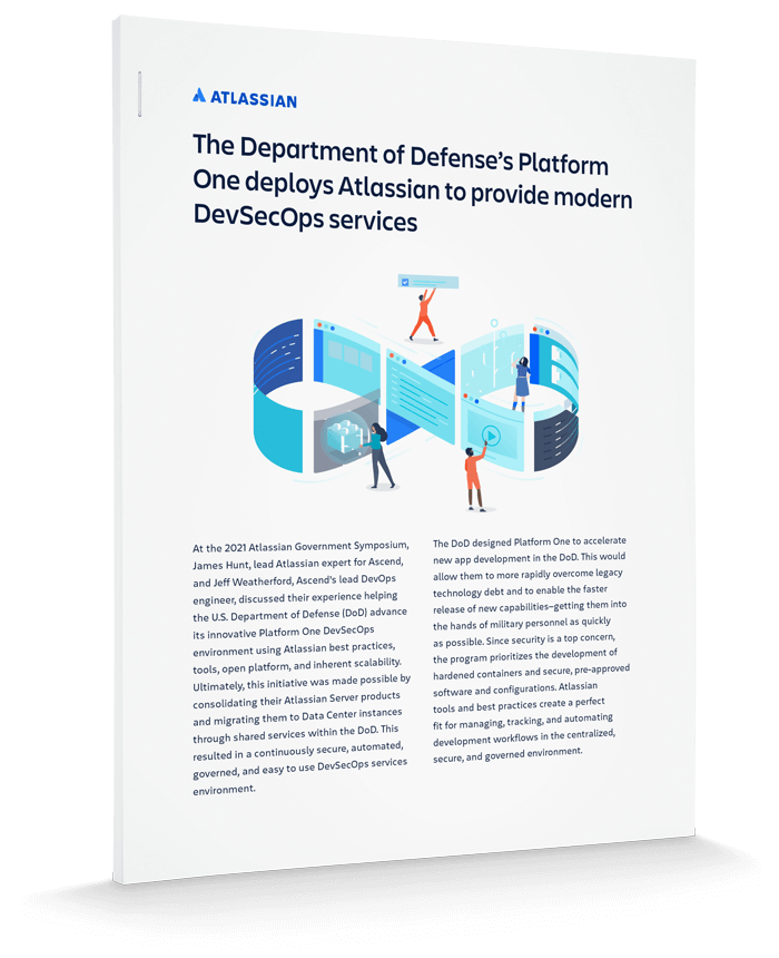 The Department of Defense’s Platform One deploys Atlassian to provide
